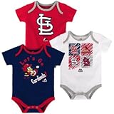 Louis Cardinalsベビー/幼児Go Team 3 Piece Creeper Set