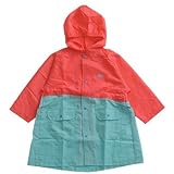 OCEAN＆GROUND（オーシャンアンドグラウンド) バイカラーレインコート ピンク SS