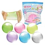 新触感！むに～っと伸びる ストレッチボール 6個セット