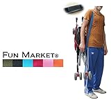 Fun Market ベビーカー 肩掛け ベルト ショルダー ピンク+パッド