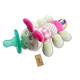 iZiv幼児おしゃぶり - ユニセックスベビー用のソフトぬいぐるみおもちゃ（毛虫）