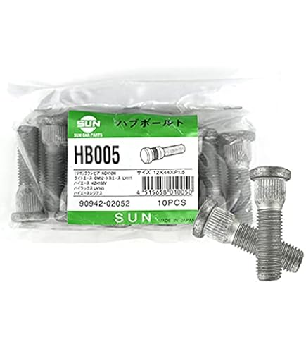 Amazon.co.jp: ハブボルト クラウン専用 タグロメッキ 16本 12×P1.5