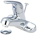 Aviditi Olympia Series L-6160-E1.5 Elite Single Handle Lavatory Faucet and Pop-Up Drain Assembly wit