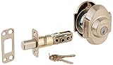 Kwikset Austin Single Cylinder Deadbolt featuring SmartKey in Satin Nickel [並行輸入品]