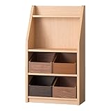 小島工芸 日本製 組立不要 健康仕様のFフォースター 高さ106cm サイドラック NブリックサイドラックB [幅60cm 奥行29.3cm] 1270907