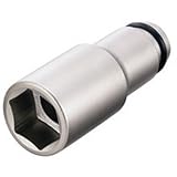 トネ(TONE) インパクト用超ロングソケット HP4NV-30L100 差込角12.7mm(1/2") 二面幅30mm