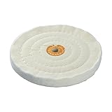 IVY Classic 39121 Spiral Stitched 6-Inch Cotton Muslin Buffing Wheel With 1/2-Inch Arbor, 1/Card [並行