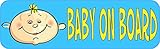 10 in x 3 in baby on board pleaseドライブ慎重バンパーステッカーデカールステッカーデカールby StickerTalk