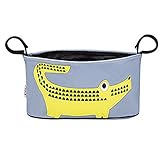 LINSAM ベビーカーバッグ ベビーカー ドリンク ホルダー ネット バッグ 多機能小物入れ 収納 ベビーカー ベビーカー用バッグ 保温防滴 マザーズバッグ ストローラー ベビーカー用 収納バスケッ