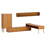 arne テレビ台 キャビネット ウォールシェルフ 完成品 日本製 配線収納 3点セット T-003/1500 T3L-cabi WallBox C-1500 北欧モデル