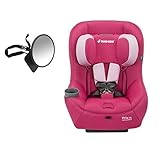 2016 Maxi-Cosi Pria 70 Convertible Car Seat, Sweet Cerise with Back Seat Mirror by Maxi-Cosi