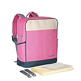 LAZA マザーズリュック 新スタイル マザーズバッグ 軽量 大容量 多機能 カラー ピンク バラー色 緑 ブルー (ピンク)