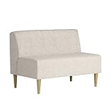 arne ソファ 二人掛け アームレス 日本製 完成品 Lunch 3×5 NS-7 ナチュラル脚 アイボリー