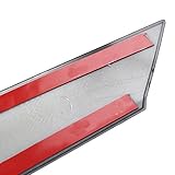 pair carbon fiber tail light eyelid trim sticker for honda