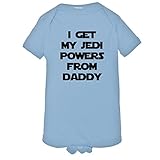 赤ちゃんクリーパーI Get My Jedi PowersからDaddy幼児用ボディスーツのつなぎ カラー: ブルー