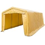 Snail 10 x 20 ft Heavy Duty防水ドメインカーポート、10 ' x 20 'ピークスタイルポータブルガレージストレージEnclosedキャノピー自動Shelter 1 – 3 