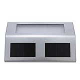 ソーラーライト　ステップライト　アウトドアライト　防水　太陽発電　省エネ　屋外照明/ステップ/軒先/庭/ガーデン/ドライブウェイ/玄関周りなどの照明用