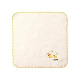 [ミキハウス] MIKIHOUSE 【ミキハウス(ベビー)】 あひるとひよこちゃん刺繍のミニタオル 46-8260-781 白