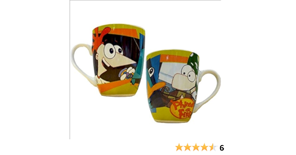 Amazon Co Jp Disneyフィニアスとファーブ ペリーバレル磁器マグ ホーム キッチン