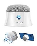 MiLi小型磁気Bluetoothスピーカー、MagSafeiPhone12/13対応、ミニシャワースピーカー、壁掛け、本物のワイヤレスポー
