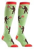 アメリカ発 Sock it To Me(ソックイットトゥーミー)レディースハイソックス おしゃれな靴下:  ディスコビッグフットDisco Bigfootフリーサイズ【正規輸入品】 ST-F233