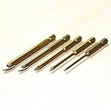 ETGtek(TM) 1セット5PCS六角シャンクガラスドリルビットは、コーテッド超硬チップとチタンパワーツールドリルアクセサリーを設定します