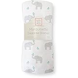 スワドルデザインズ SwaddleDesigns マーキゼット 軽量 ガーゼ おくるみ - モッドサークルオンホワイト ブランケット SD-405 敷布団 掛布団 日よけ 出産祝い 春夏秋 エイデンア