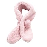 Goenn かわいい ベビー 赤ちゃんマフラー 防寒 冬 しもやけ 対策 キッズ子供用 誕生日、お祝い、プレゼント 公園 お出かけ お散歩 (ピンク)