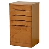 天然木 チェスト 書類整理 ライトブラウン 幅42ｃｍ SL-05LB