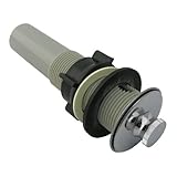 LASCO rv252洗面所Pop Up Drain With Push Pullプランジャーwithポート