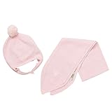 (アルマーニベビー) ARMANI BABY 出産祝い 2点セット (ニットキャップ&マフラー) BK804PK [並行輸入品]