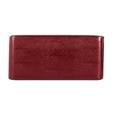 arne スツール 1人掛け チェアー ソファ 腰掛け 椅子 背もたれ無し 合皮 レザー Cube's L100 レッド 赤