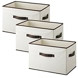 収納ボックス 3個組 DCM-FS04 IV アイボリー