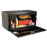Jobox 754980 Underbedボックス、ブラック、スチール、60 " x 24 " x 24 "