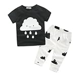 夏の新生児の服セット赤ちゃんの男の子の服のジャンプスーツママボーイレタープリント2pc幼児服のコスチュームショートTシャツパンツ4-6M