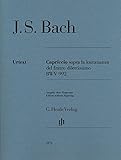 J.S.バッハ: カプリッチョ 変ロ長調 BWV 992 「最愛の兄の旅立ちにあたって」/原典版/Dadelsen編 (運指なし)/ヘンレ社/ピアノ・ソロ