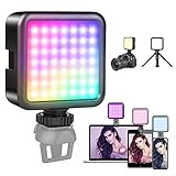 Kekilo LED ビデオライト 撮影用 照明 スマホ カメラ ライト 小型 USB 充電式 Type-C CRI95+ ソフト光 明るい