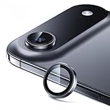 NIMASO カメラフィルム iPhone Air 用 カメラ保護 2枚入り 耐衝撃 ARコーティング 高透過率 黒縁取り 露出オーバー防止 キズ防止 レンズカバー (ブラック) いPhone air 対応 2セット（2枚入り） DCM25F1756