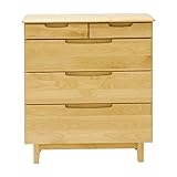 エリス アルダー無垢材 80ローチェスト4段　ERIS CHEST 80-4 (NA)