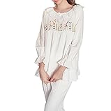 Fun Market 産前産後 マタニティ 授乳 妊婦 パジャマ 入院 ルームウェア ホワイト