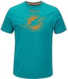 Miami Dolphinsマジェスティックスキルin Motion Mens Aquaシャツビッグ＆トールサイズ 2XT