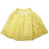 《初夏盛夏対応》SCHNEE(スネー) オパール地スカート 130cm/イエロー NO.F-674135