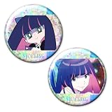 New PANTY & STOCKING with GARTERBELT ホログラム缶バッジ2個セット ストッキング
