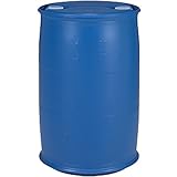プラスチック　ドラム缶 クローズドタイプ PDC 200L-8 セット ブルー プラ ポリ サンコー 【代不】