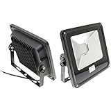 【玄人向け】IP65防雨形LED投光器（50Wタイプ） AC100-200V対応【薄型】(2個セット)