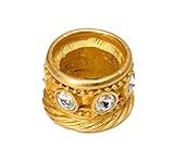 Carpe Diem Hardware 853-8C Cache Sleeve with Multi Crystals Made with Swarovski Crystals, Gilded Mer