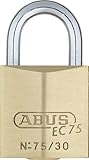 ABUS 75/30 KD B All Weather Solid Brass Keyed Different Padlock by Abus Lock USA [並行輸入品]