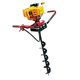 ECO-WORTHY 穴掘り機 エンジン 52cc 2.2HP ガソリン ドリル 20cm直径 L10020104003-1