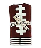 Mud Pie Receiving Blanket, Football by Mud Pie [並行輸入品]