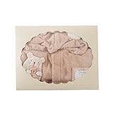 Amorosa mamma 天使の糸&妖精の森 オーガニックコットンロングバスポンチョ(モカ)(だっこクマ)